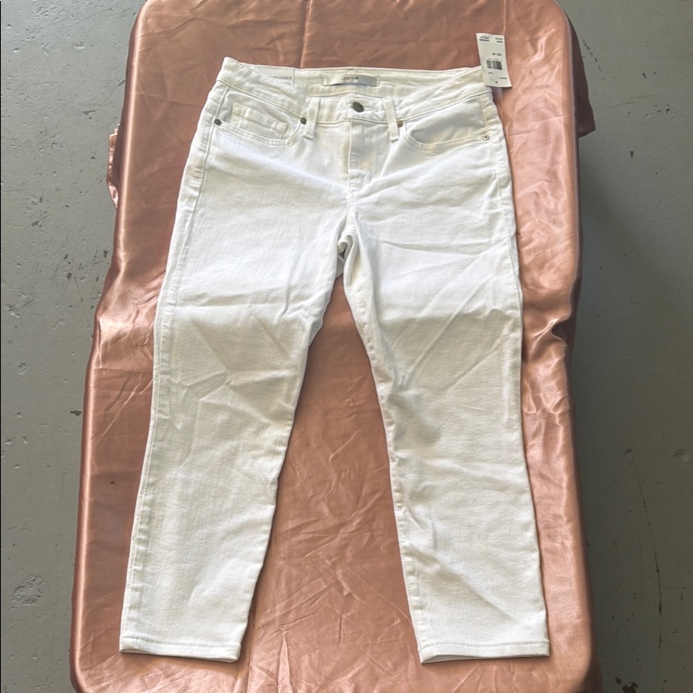 NWT Joe's Jeans White Skinny Ankle Jeans Classic Style